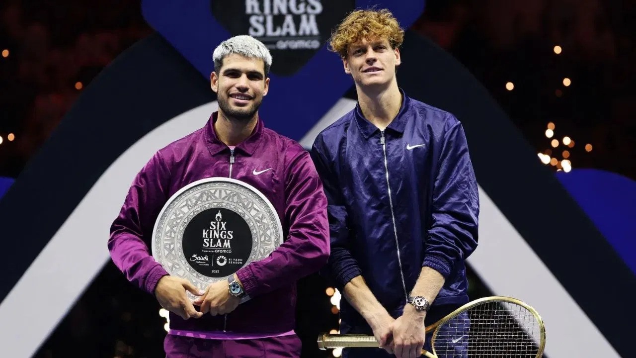 یانیک سینر-کارلوس آلکاراس-تنیس عربستان-six kings slam 2025