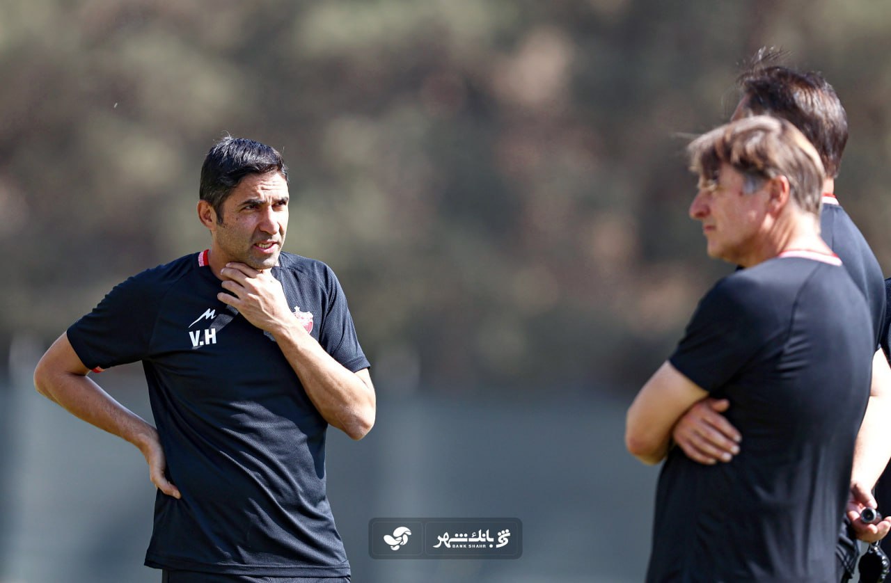 وحید هاشمیان-تمرین پرسپولیس