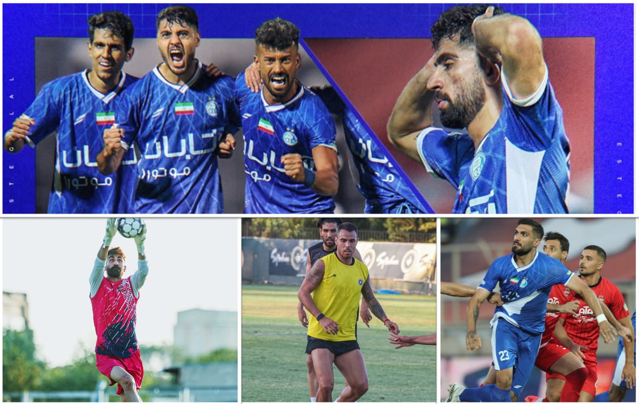 سعید سحرخیزان بازیکن استقلال تهران - محمدحسین اسلامی مهاجم استقلال - ریکاردو آلوز هافبک سابق تراکتور و حال حاضر سپاهان - علیرضا بیرانوند دروازه بان محروم تراکتور - عارف آقاسی دفاع سابق تراکتور و حال حاضر استقلال - شجاع خلیل زاده و الکساندر سدلار مدافعان تراکتور - لیگ برتر ایران