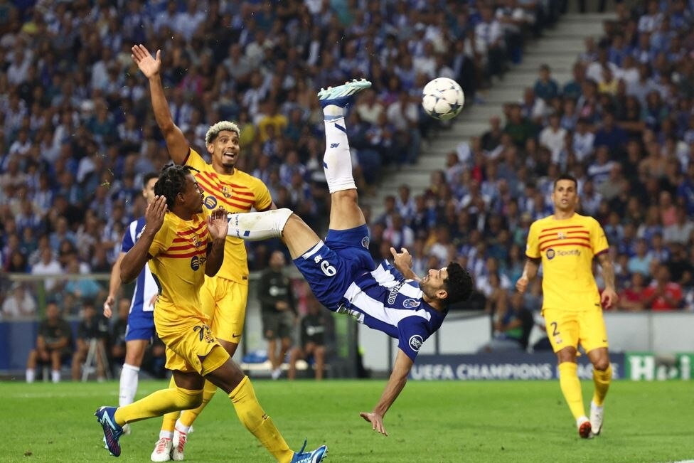 گل مهدی طارمی به بارسلونا 