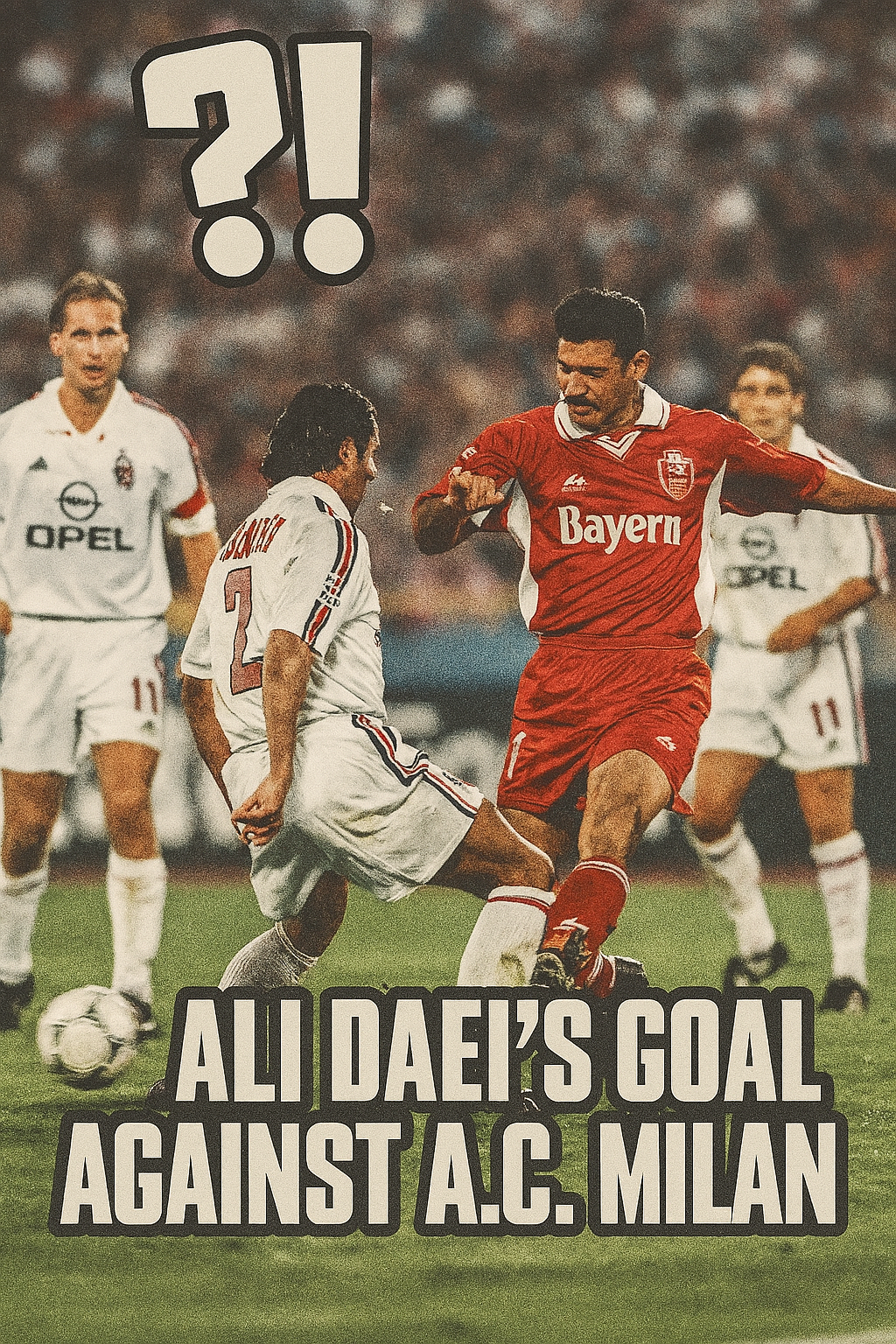 گلی علی دایی به آث میلان