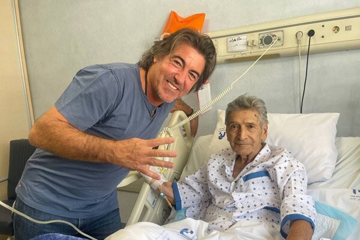 عیادت ریکاردو ساپینتو از اکبر کارگر جم