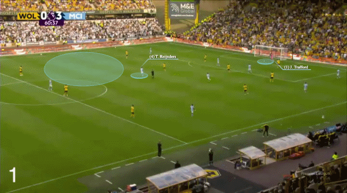 پاس گل تیجانی ریندرس مقابل وولورهمپتون