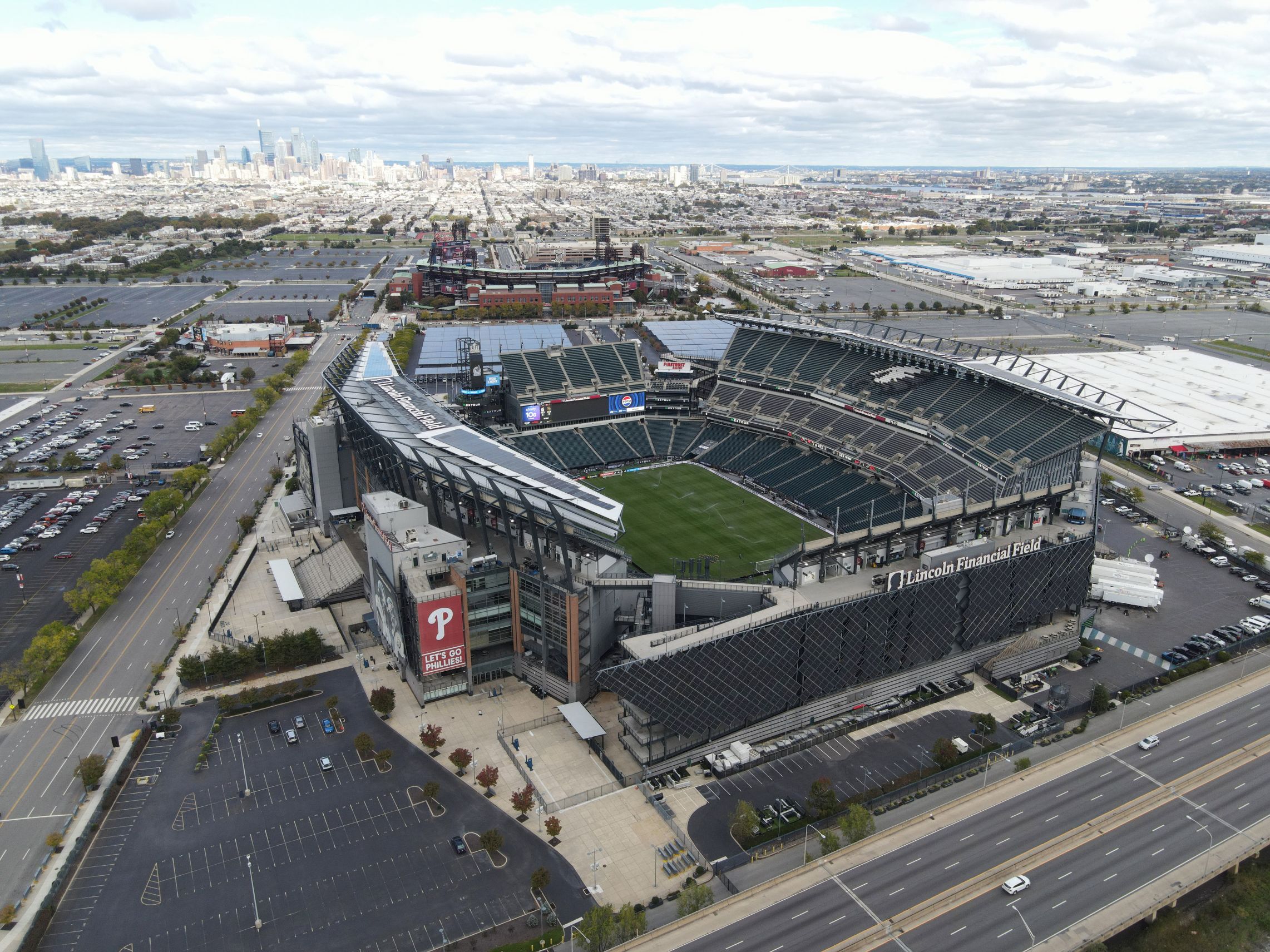 ورزشگاه لینکلن فایننشال فیلد واقع در فیلادلفیا