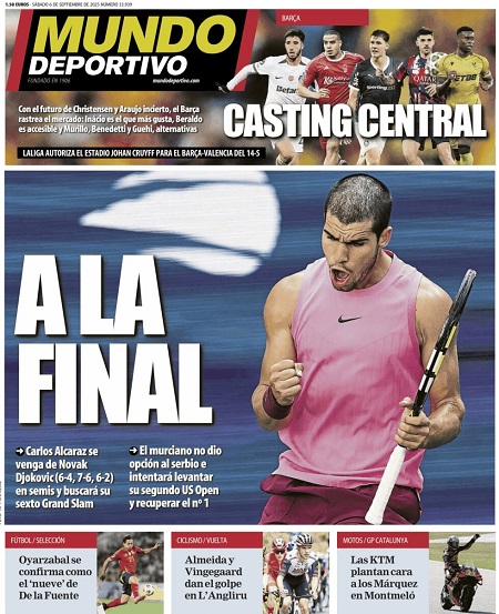 موندو دپورتیوو - 6 سپتامبر 2025
