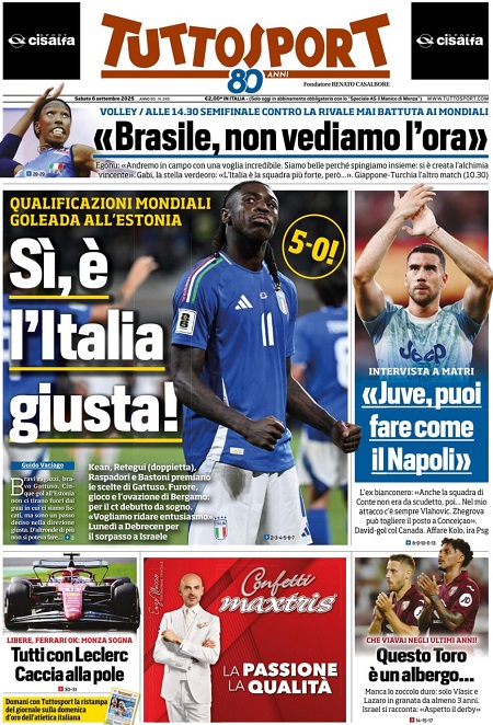 توتو اسپورت - 6 سپتامبر 2025