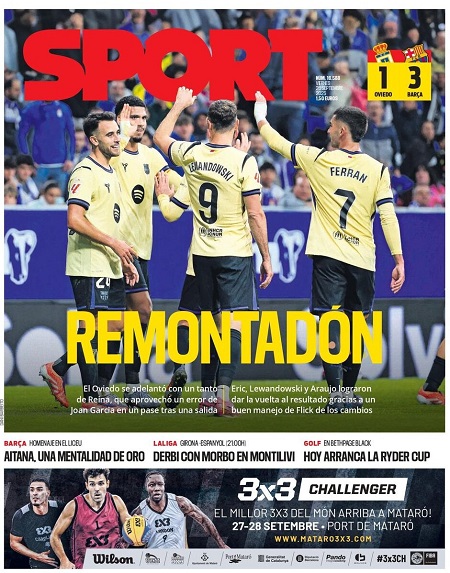 اسپورت - 26 سپتامبر 2025