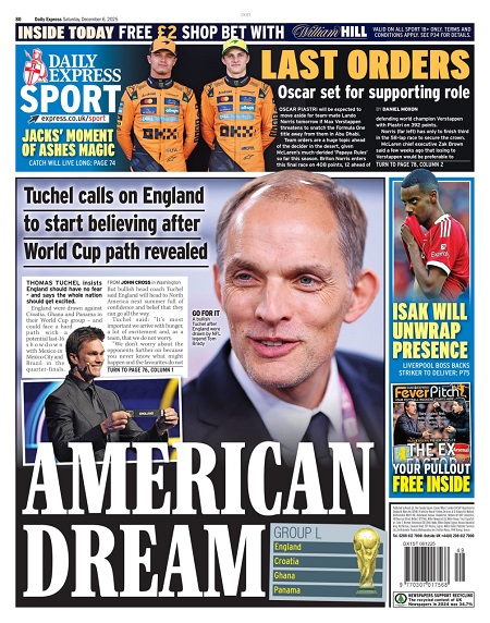 اکسپرس اسپورت - 6 دسامبر 2025