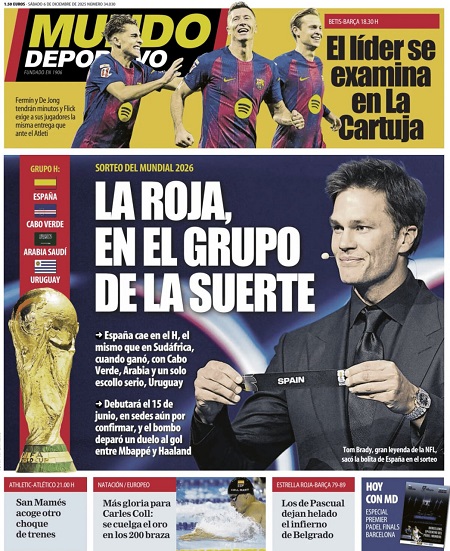 موندو دپورتیوو - 6 دسامبر 2025