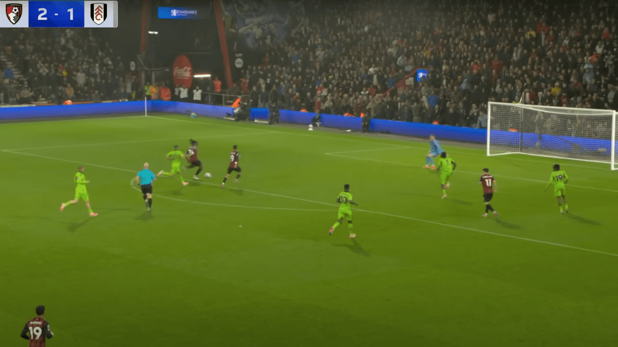 صحنه کل دوم سمنیو به فولام