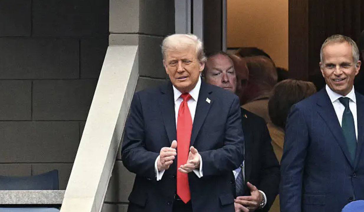 دونالد ترامپ - رئیس جمهور آمریکا - فینال یو اس اوپن ۲۰۲۵