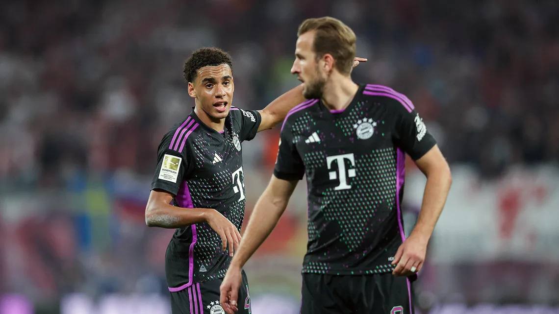 هری کین و جمال موسیالا در بایرن مونیخ