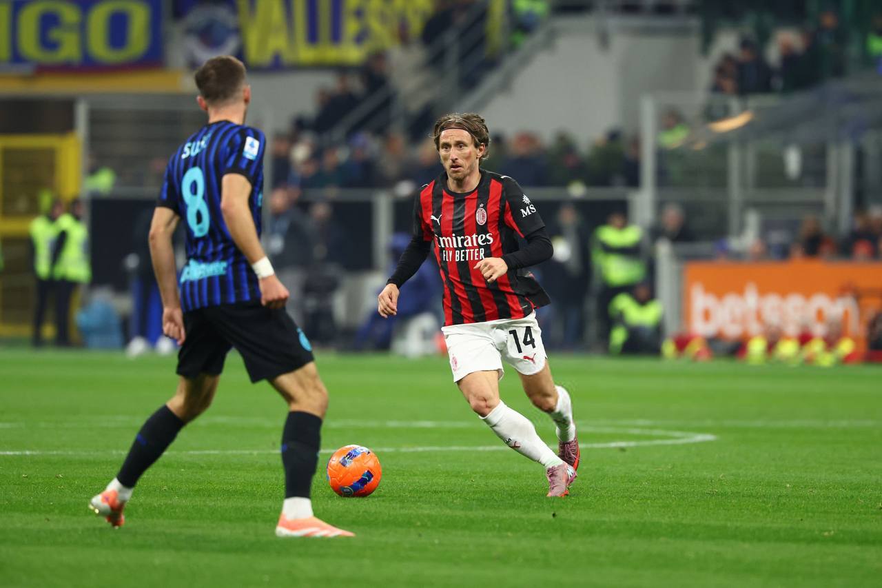 لوکا مودریچ - میلان - دربی دلامادونینا