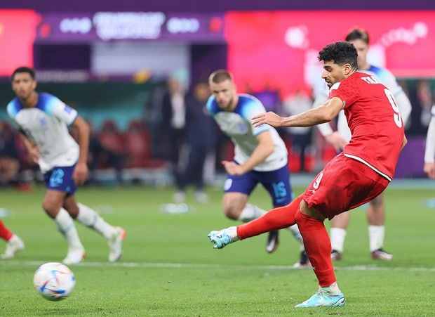 مهدی طارمی بازی ایران مقابل انگلیس در جام جهانی 2022