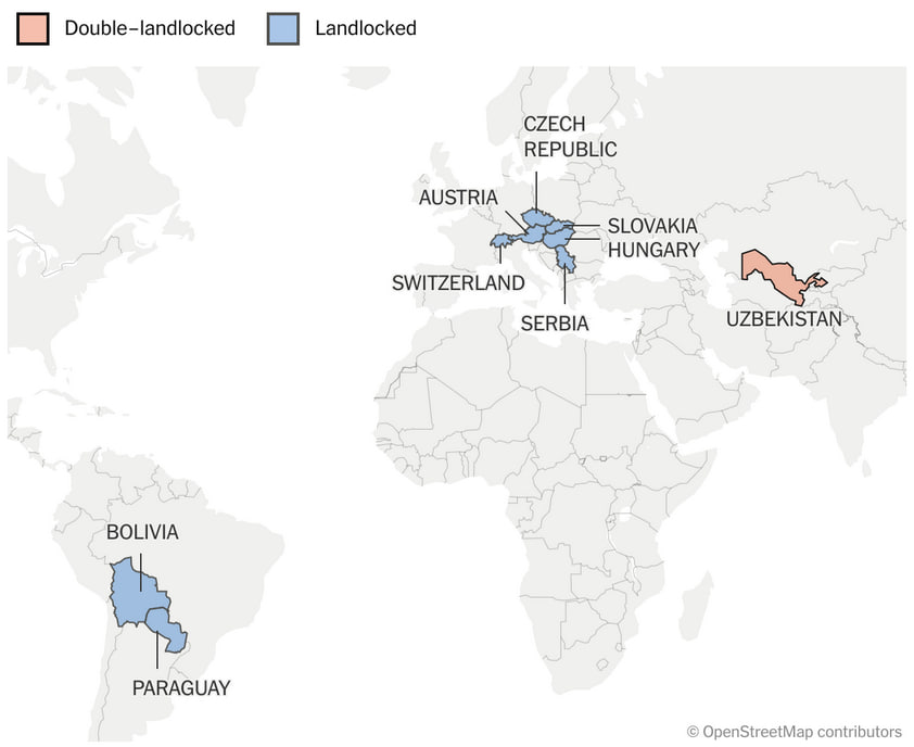 کشورهای محصور در خشکی جام جهانی 2026