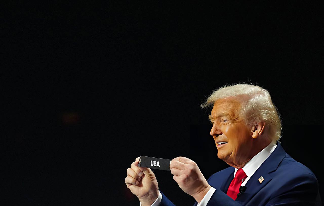 دونالد ترامپ - رئیس جمهور آمریکا - قرعه کشی جام جهانی ۲۰۲۶