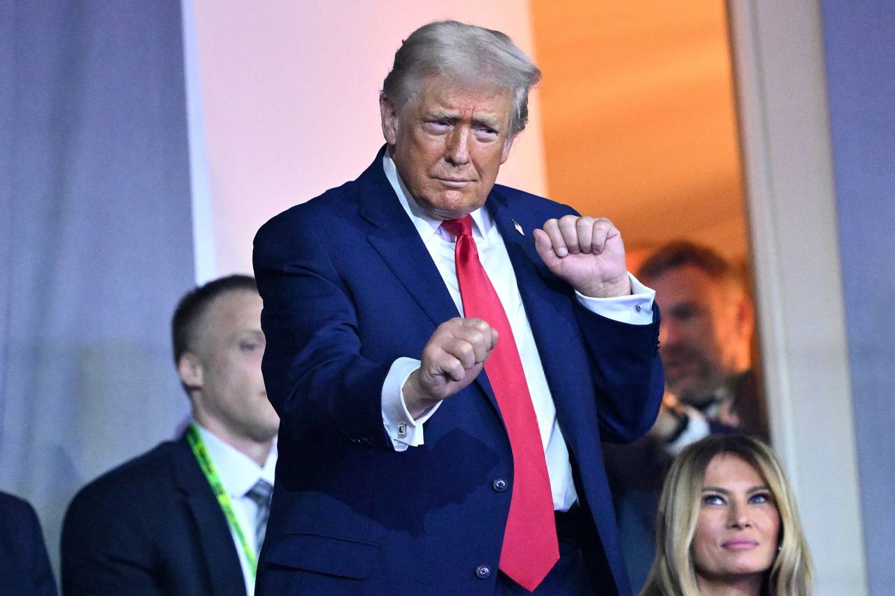 دونالد ترامپ - رئیس جمهور ایالات متحده آمریکا - قرعه کشی جام جهانی 2026