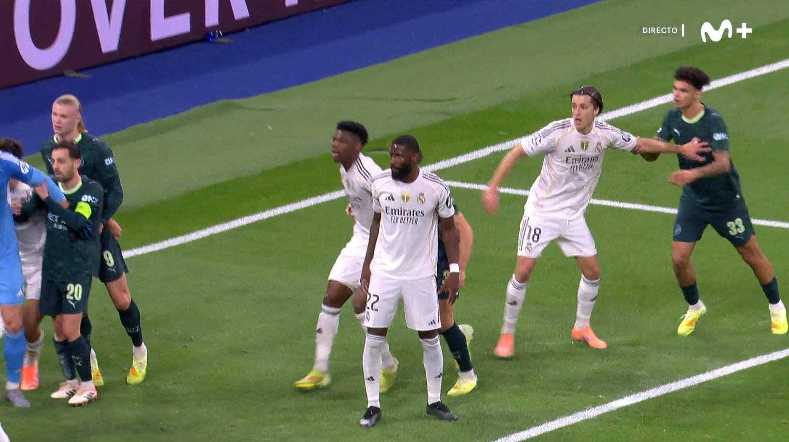 صحنه گل اول منچسترسیتی مقابل رئال مادرید