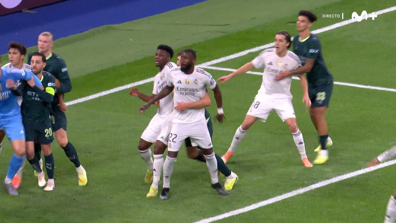 صحنه گل اول منچسترسیتی مقابل رئال مادرید