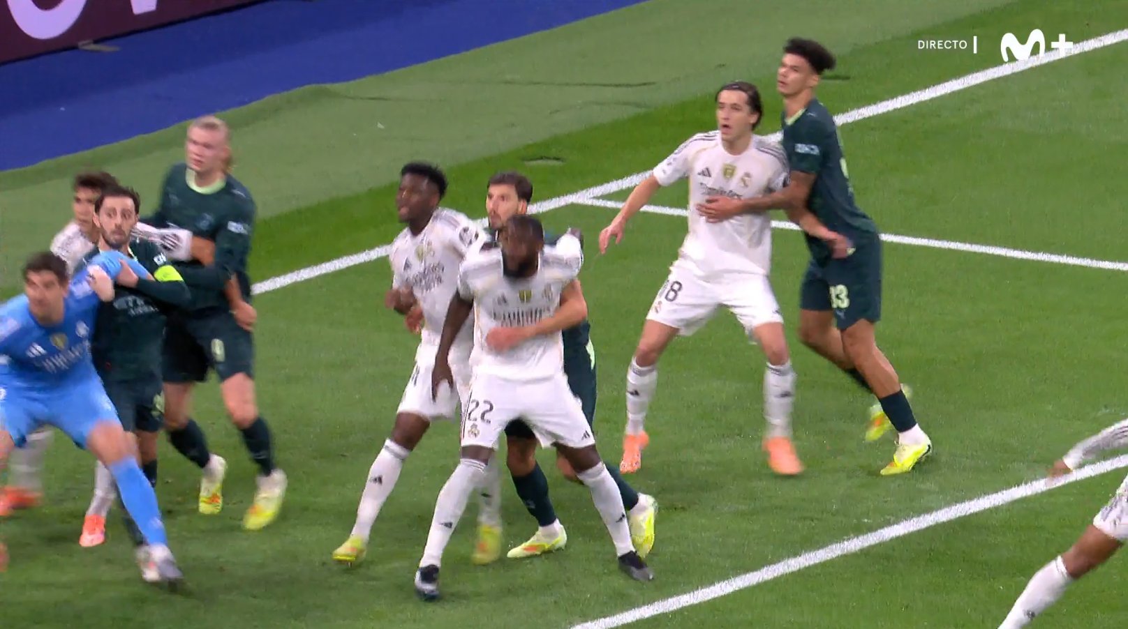 صحنه گل اول منچسترسیتی مقابل رئال مادرید