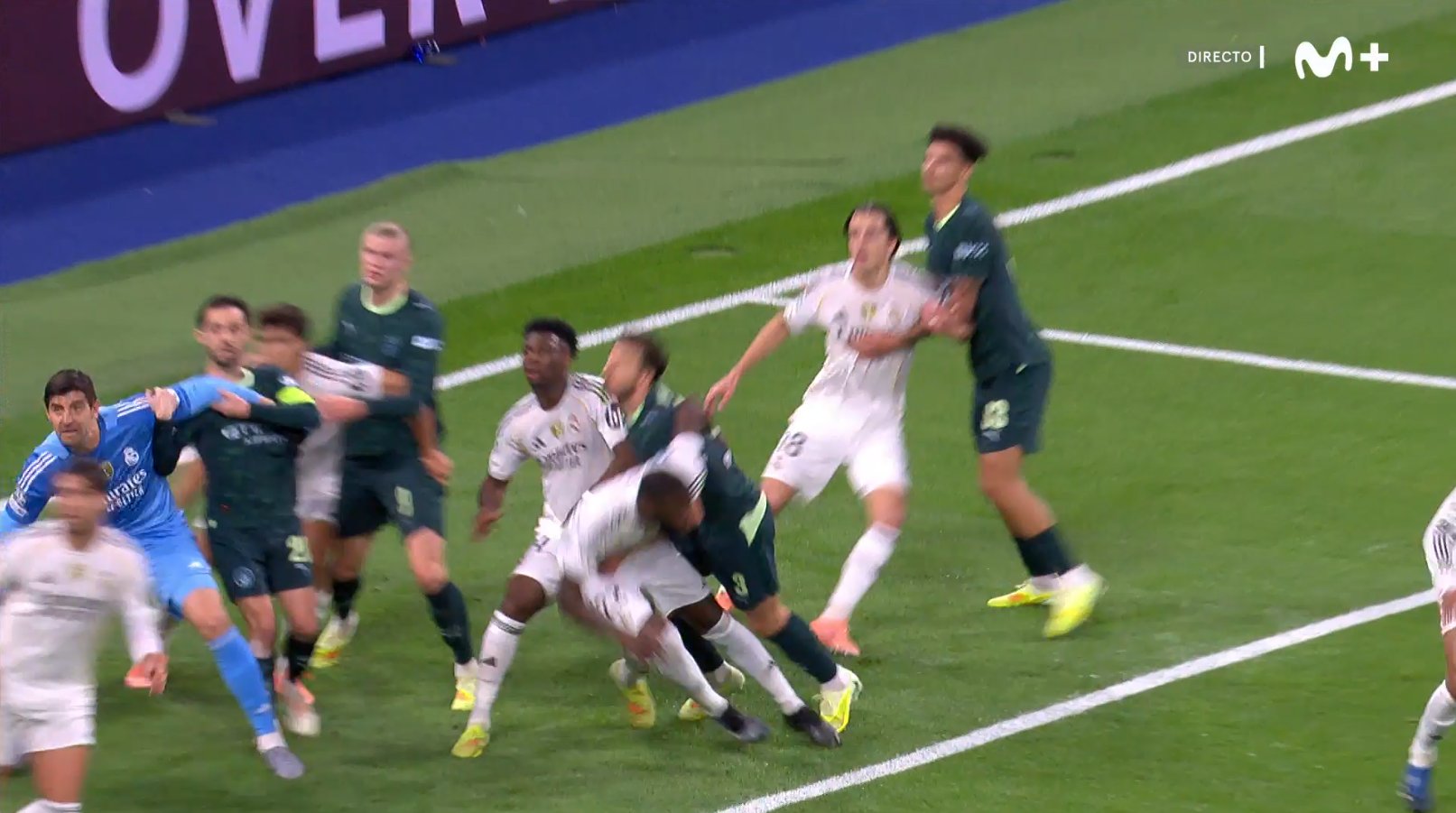 صحنه گل اول منچسترسیتی مقابل رئال مادرید