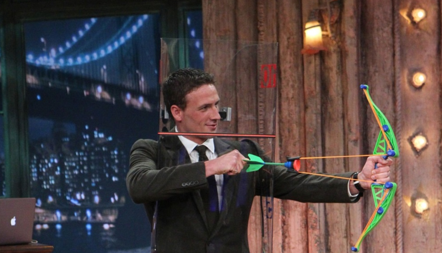 رایان لاخته در برنامه جیمی کیمل