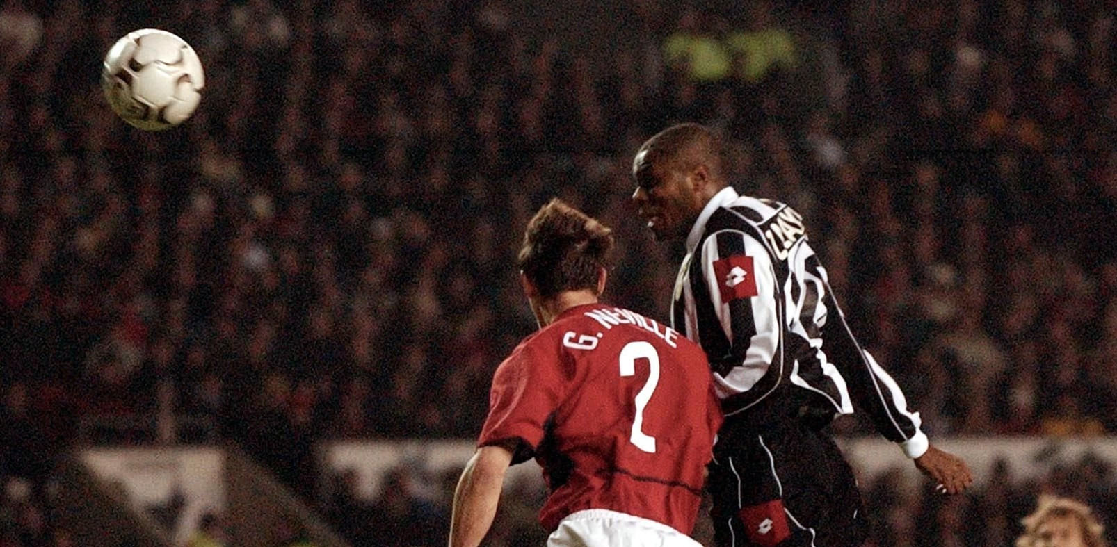 مارسلو زالایتا و گری نویل در دیدار یوونتوس و منچستر یونایتد