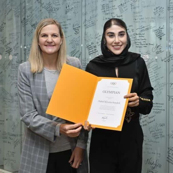 ناهید کیانی در خانه المپیک