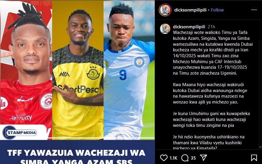 خبرنگار تانزانیایی