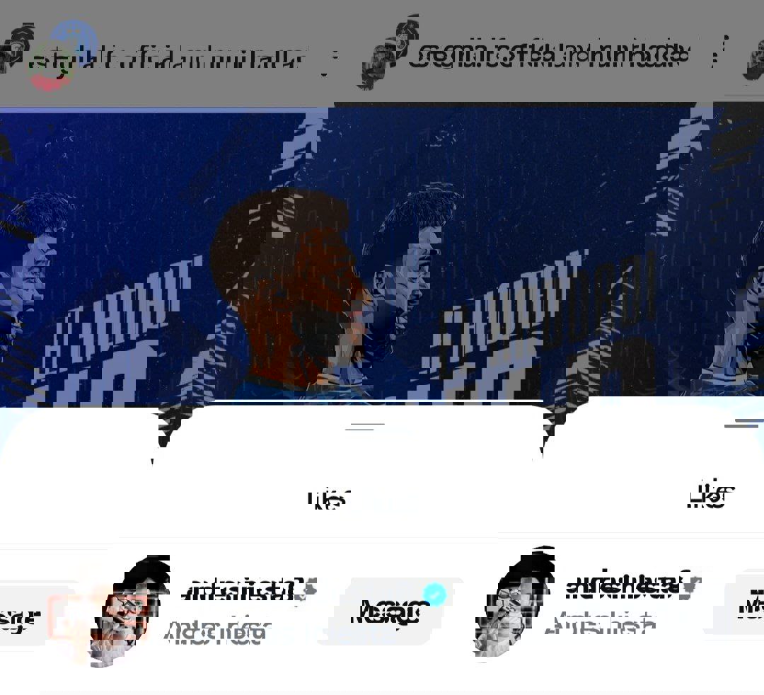 عکس از لایک اینیستا زیر پست منیر و استقلال