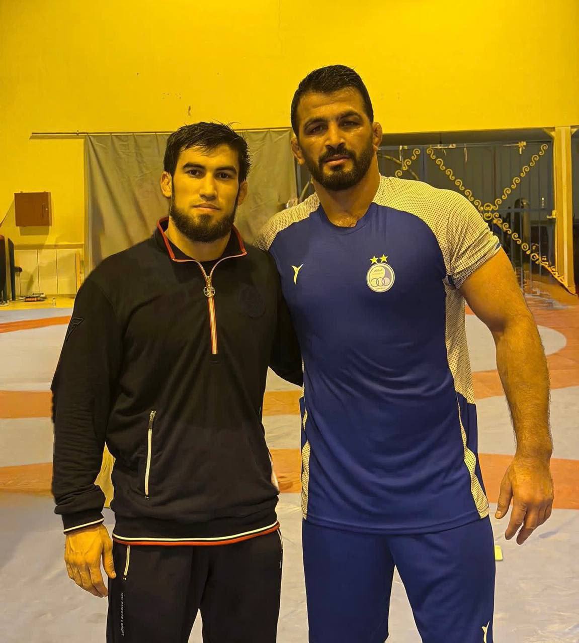 عکس از حسن یزدانی و ابراگیم کادیف روس