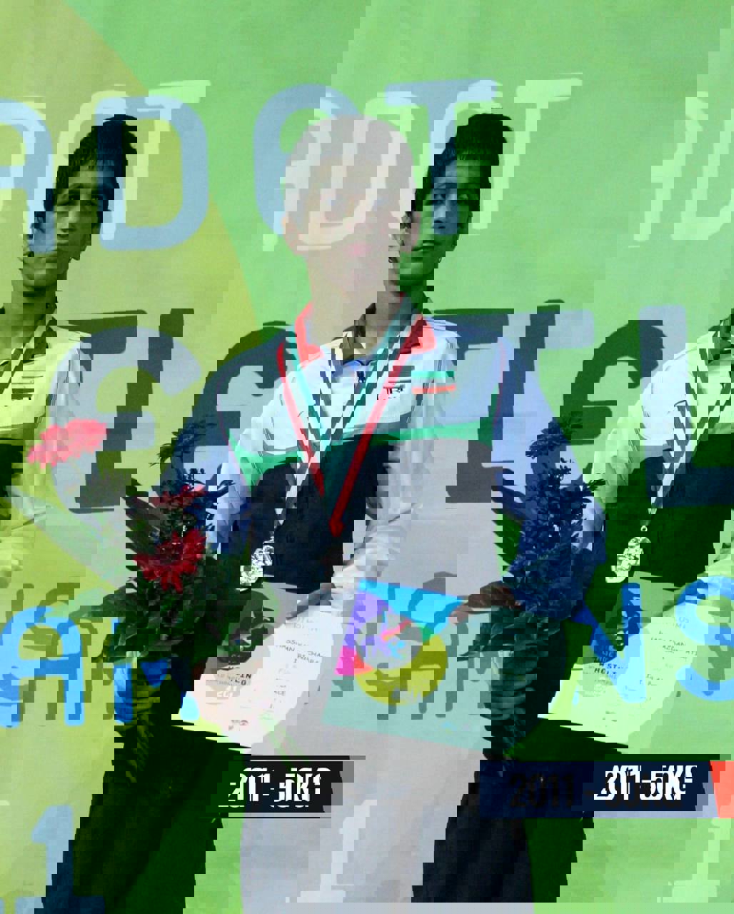 عکس از حسن یزدانی در وزن ۵۶ کیلوگرم