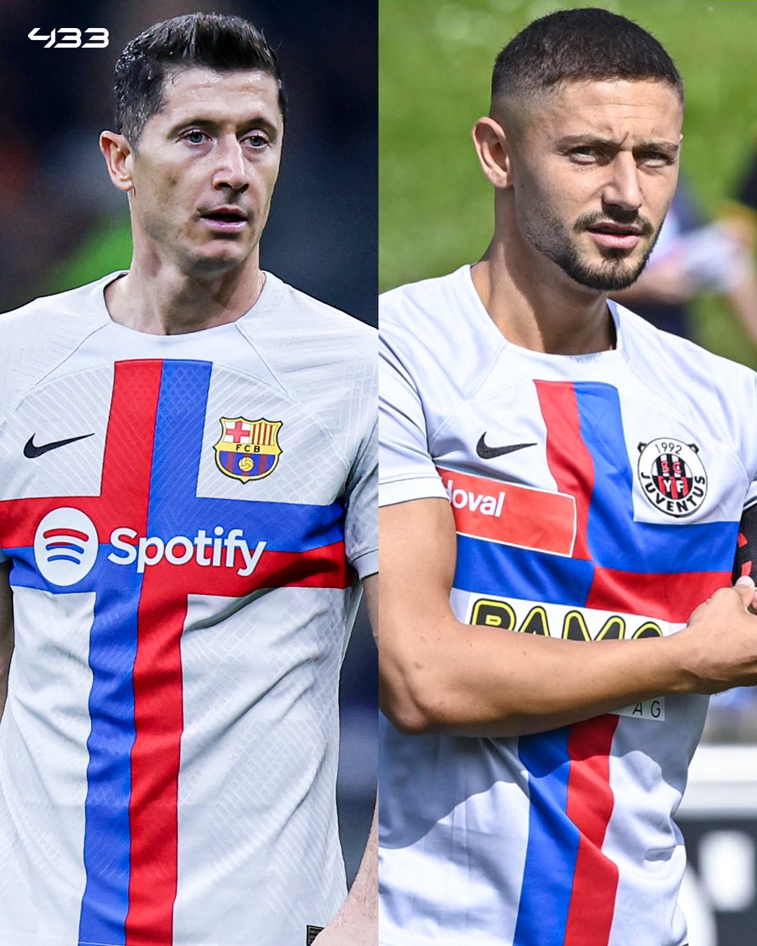 تقلید بی سابقه یوونتوس سوئیس از بارسلونا 