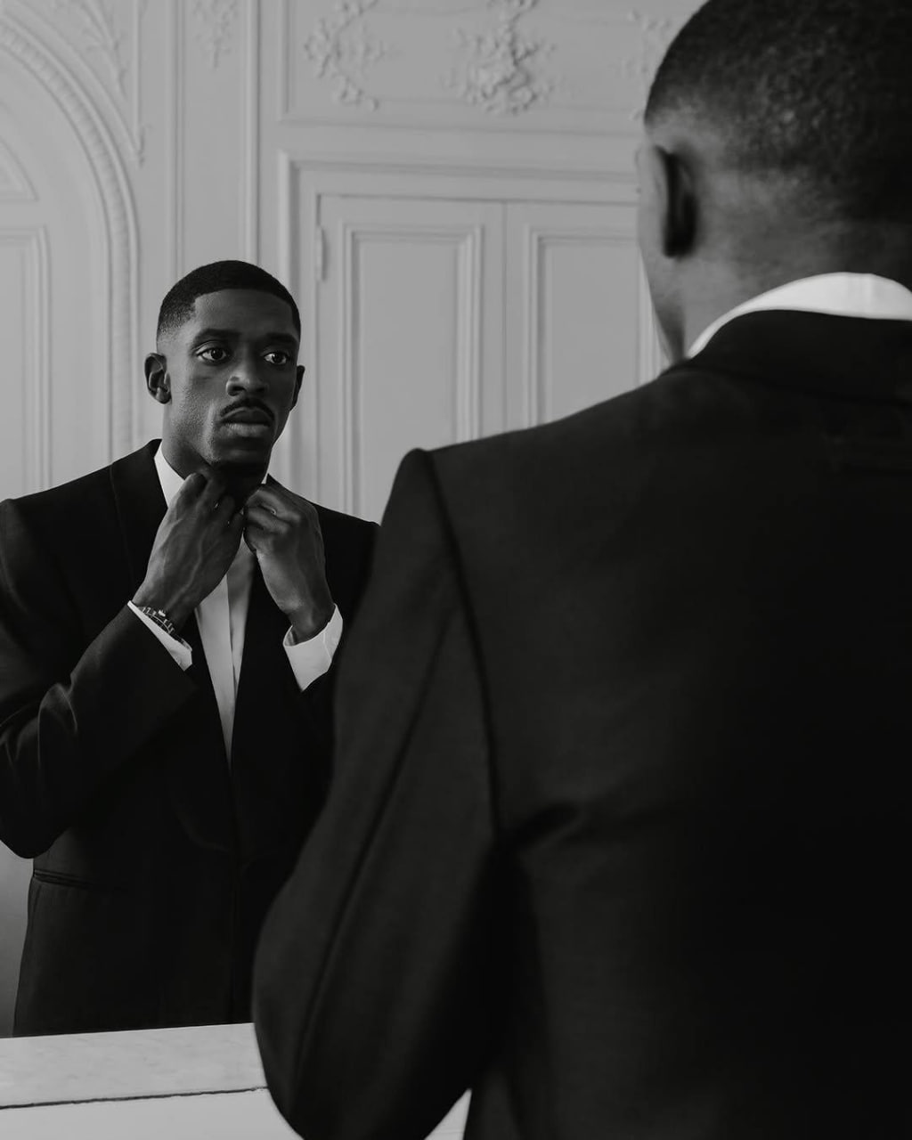 عثمان دمبله در مراسم توپ طلا 