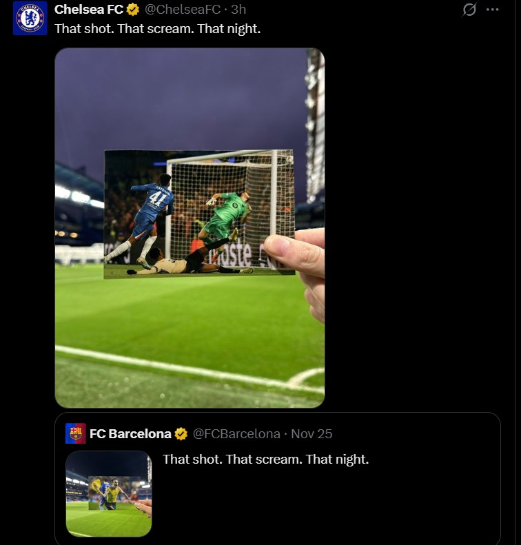 پاسخ جنجالی چلسی به بارسلونا به شیوه باشگاه کاتالان