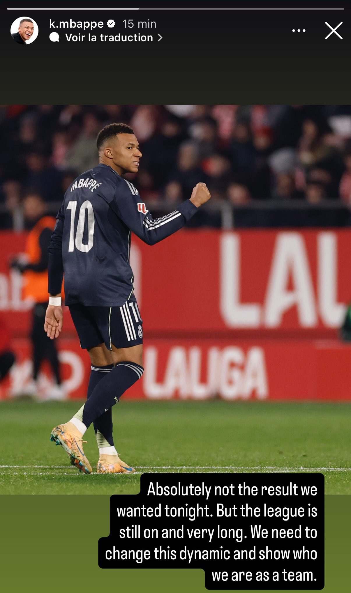 واکنش کیلیان امباپه به عوض شدن جای رئال مادرید و بارسلونا در لالیگا