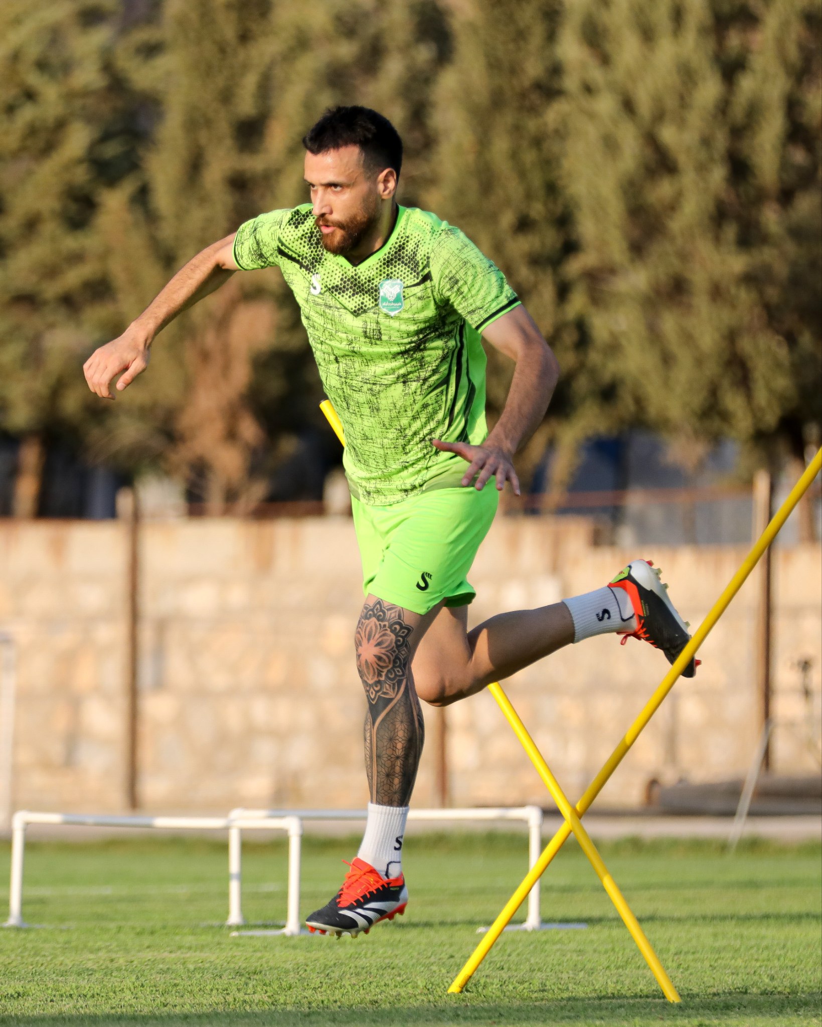 اسماعیل بابایی در تمرینات خیبر خرم آباد